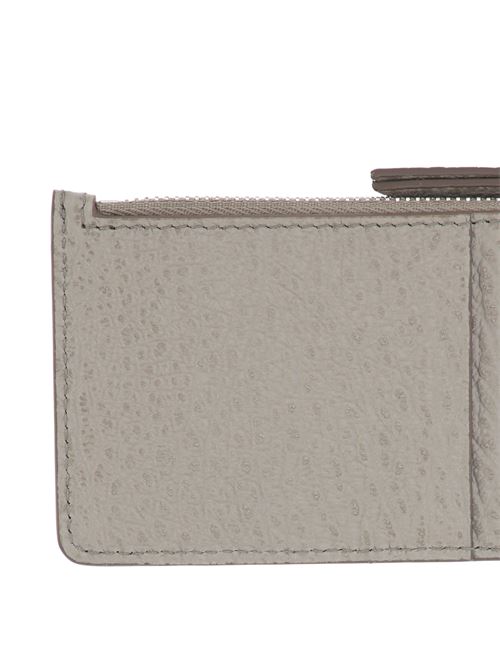 Taupe grey  zip cardholder MAISON MARGIELA | S56UI0143P4455T8049